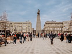 Plac Wolności, park Staromiejski i Stary Rynek w Łodzi