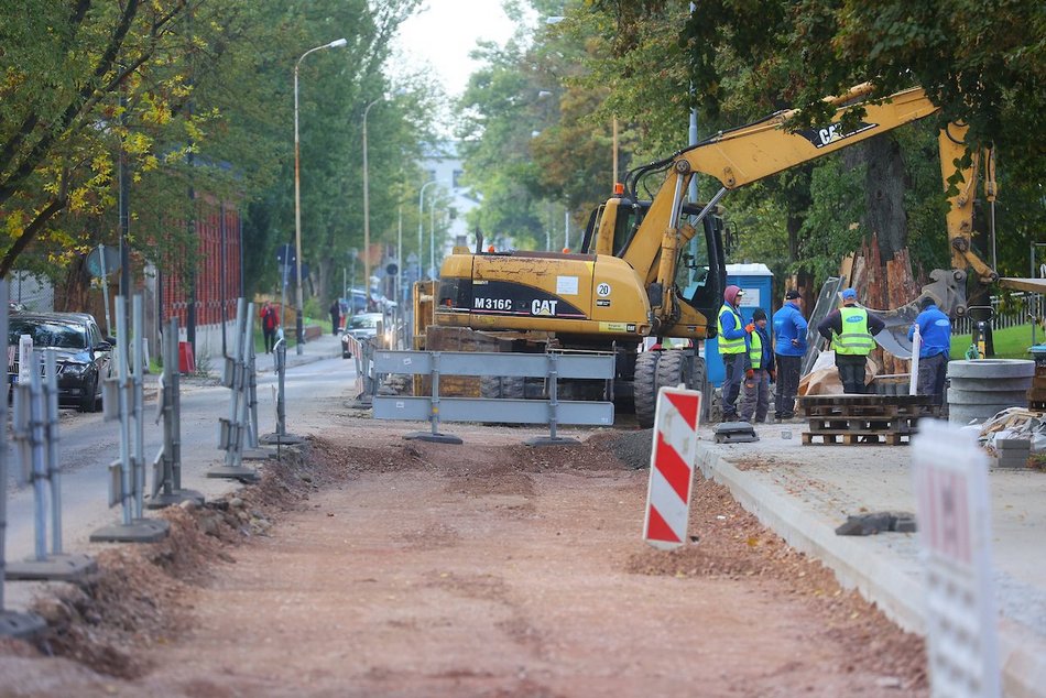 Remont Tymienieckiego w Łodzi. Widać już zarys nowej jezdni