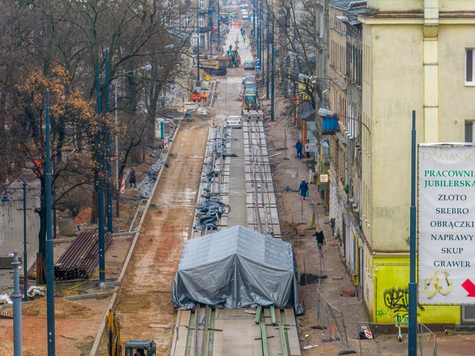 budowa wiaduktów i remont ulicy