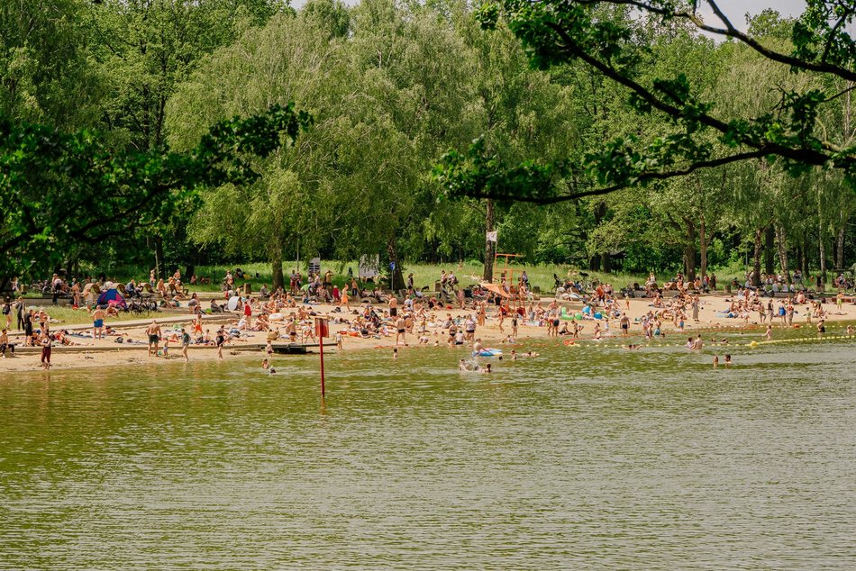 Łódź. Arturówek w Łodzi tętni życiem. Tak łodzianie powitali pierwszy dzień lata!