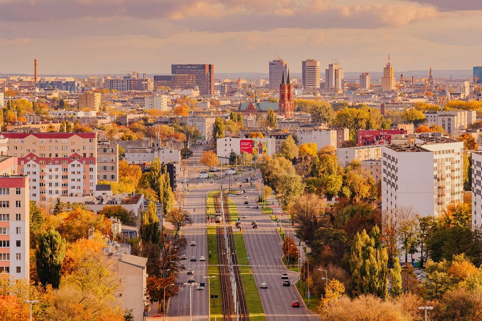 Łódź. Jesienna Łódź z lotu ptaka. Te zdjęcia zapierają dech w piersiach