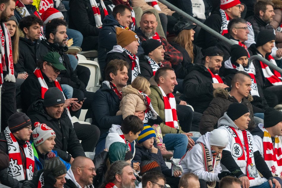 Łódź. Kibice na meczu ŁKS Łódź - Wisła Kraków. Byłeś/aś? Znajdź się w galerii