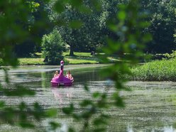 Łódź. Park na Młynku w Łodzi