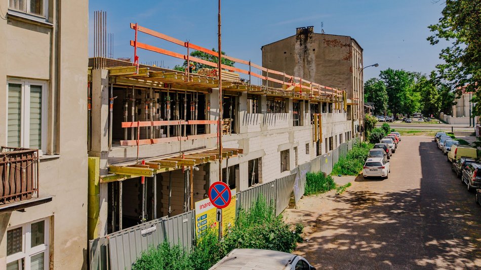 Łódź. Nowe mieszkania miejskie przy Skierniewickiej w Łodzi