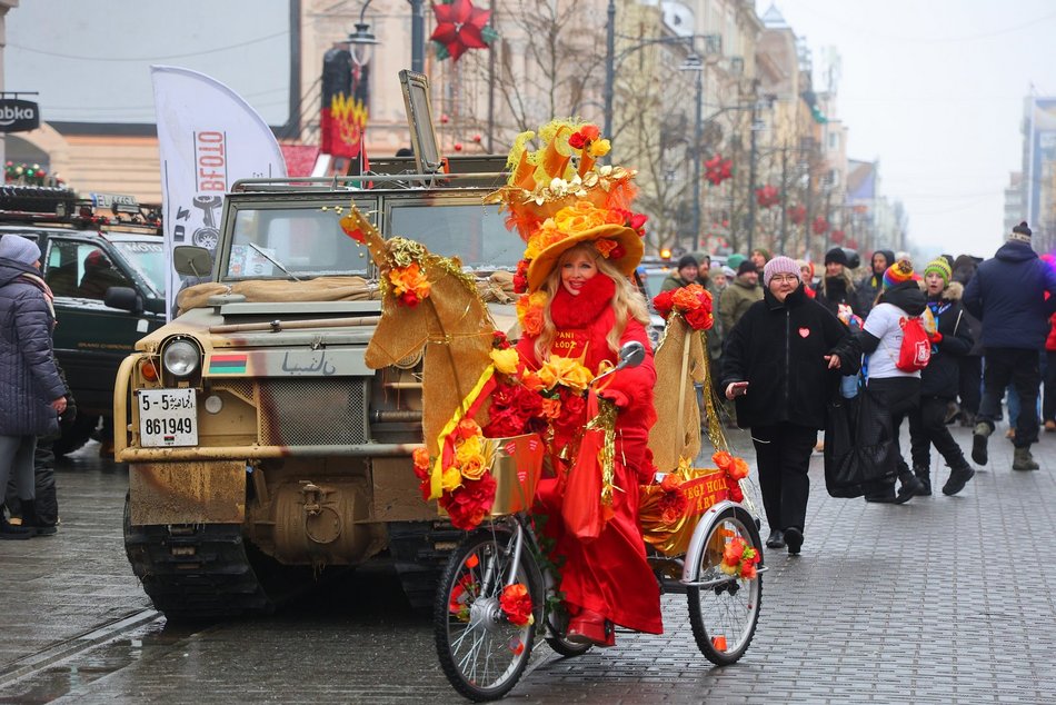 Łódź. WOŚP 2026 w Łodzi. Motoszarża po raz pierwszy opanowała Piotrkowską! [ZDJĘCIA]
