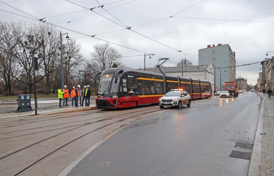 Tramwaje MPK Łódź wracają na Bałuty. Wykonano przejazdy testowa