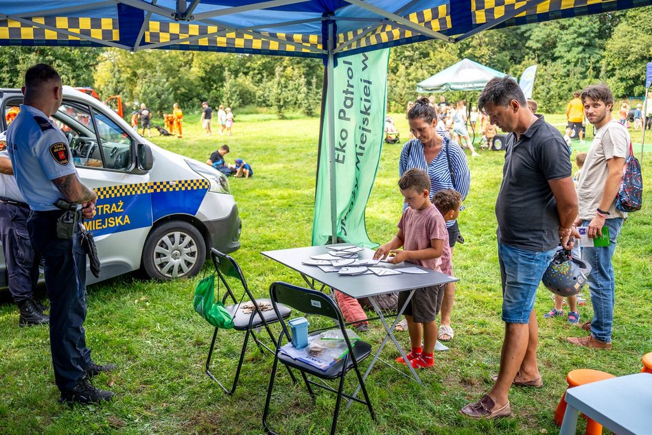 Piknik w parku na Młynku