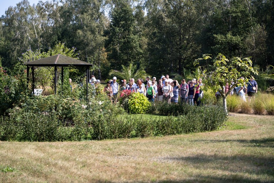 Spacer w Ogrodzie Botanicznym w Łodzi