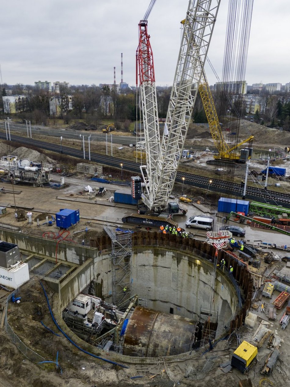 Budowa tunelu średnicowego pod Łodzią