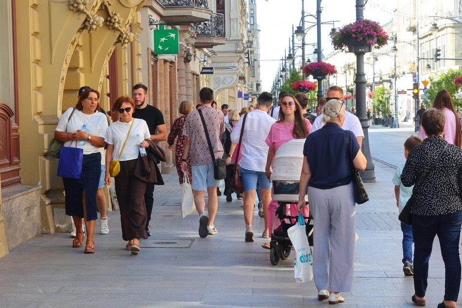Lato zawitało na Piotrkowską i plac Wolności. To gorący weekend w Łodzi
