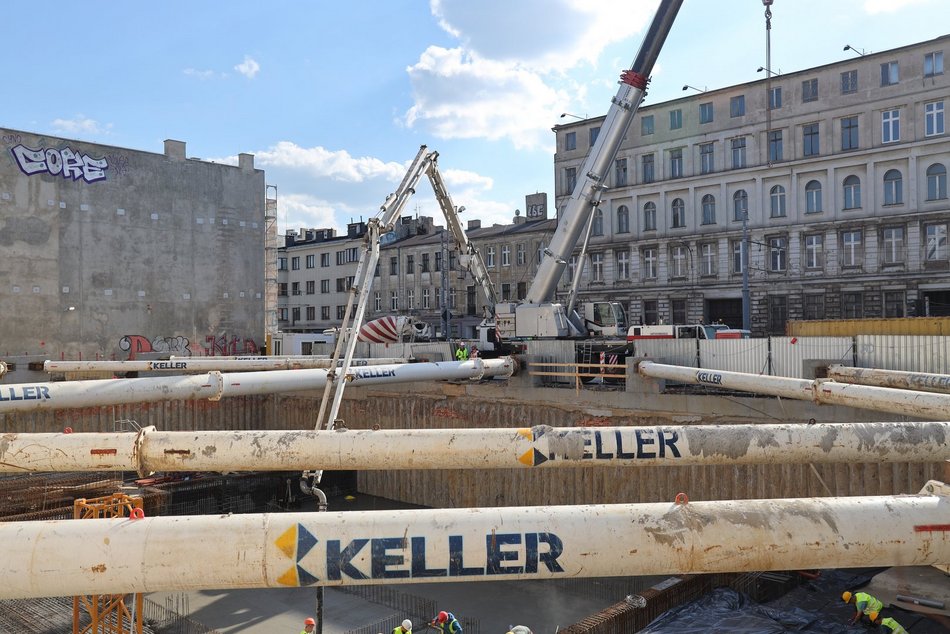 Biała Kamienica w Łodzi - prace