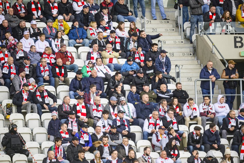 Kibice na meczu ŁKS Łódź z GKS Tychy. Byłeś? Znajdź się w galerii!
