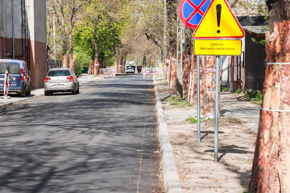 Łódź. Remont ul. Piwnej w Łodzi 