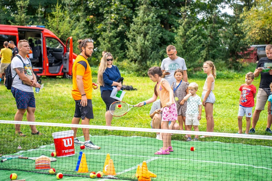 Piknik w parku na Młynku