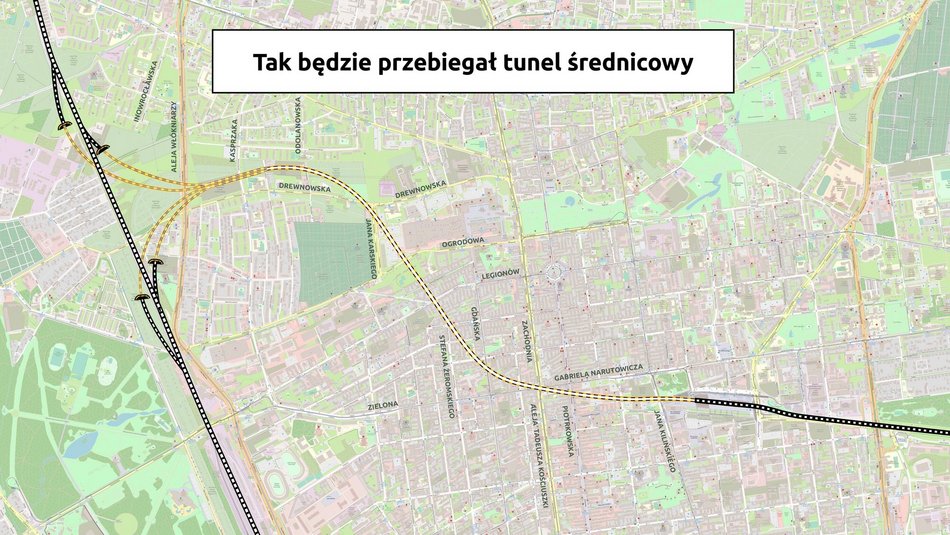 Tunel średnicowy Łódź