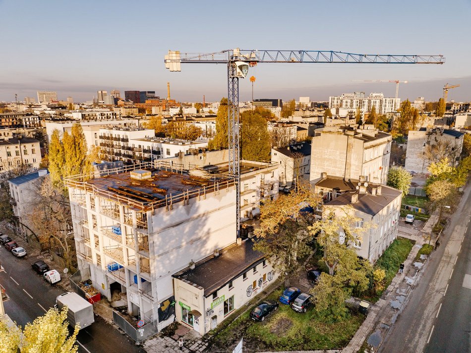 Budowa bloku przy ul. Nawrot