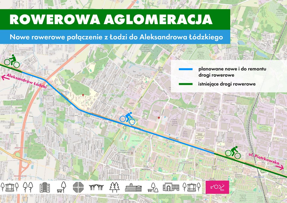 Droga rowerowa do Aleksandrowa Łódzkiego