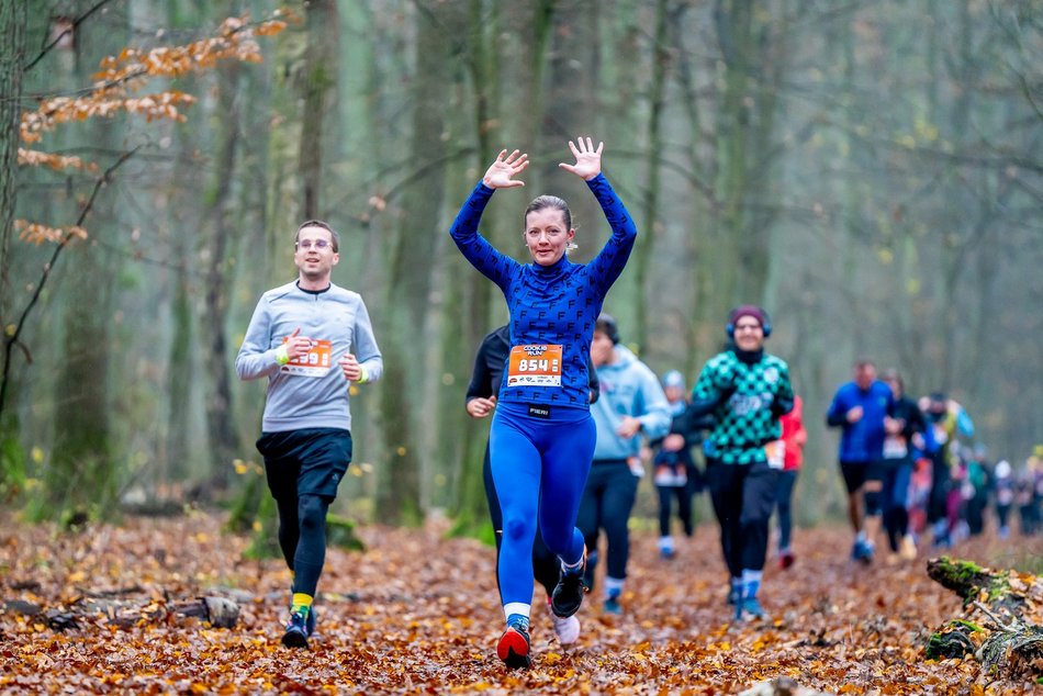 Cookie Run w Lesie Łagiewnickim w Łodzi