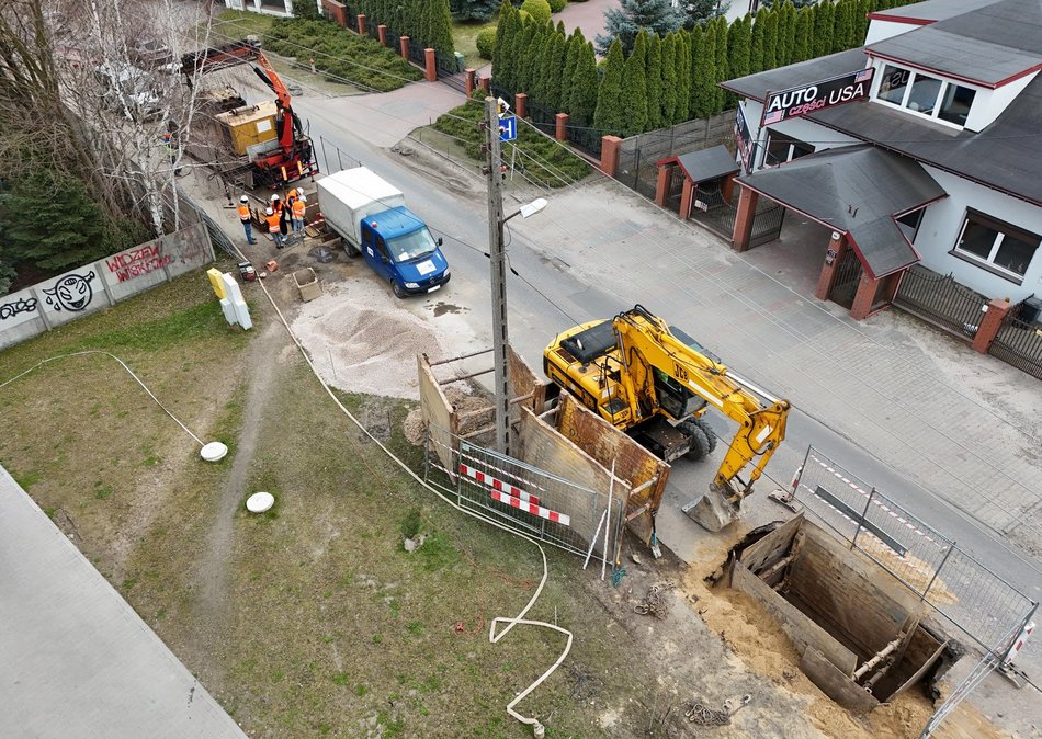 Łódź. Nowa kanalizacja na Kolumny w Łodzi. Pozwoli mieszkańcom przyłączyć się do sieci