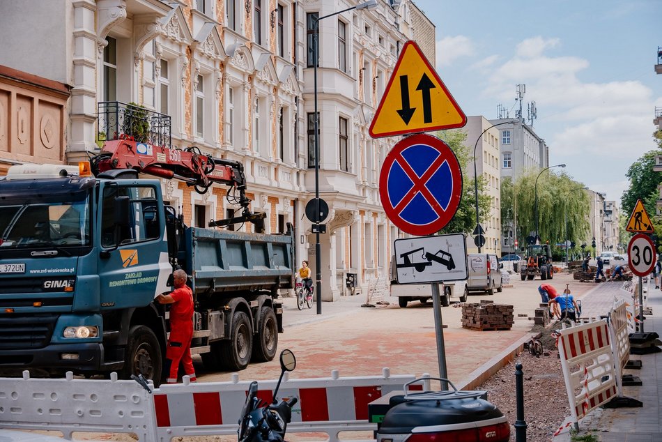 Remont Jaracza w Łodzi na finiszu. Ostatnie metry kostki do ułożenia