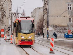 Tramwaje linii nr 5 na Franciszkańskiej