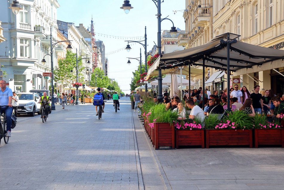 Lato zawitało na Piotrkowską i plac Wolności. To gorący weekend w Łodzi