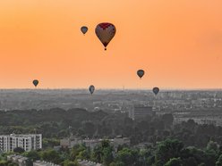 balony nad miastem
