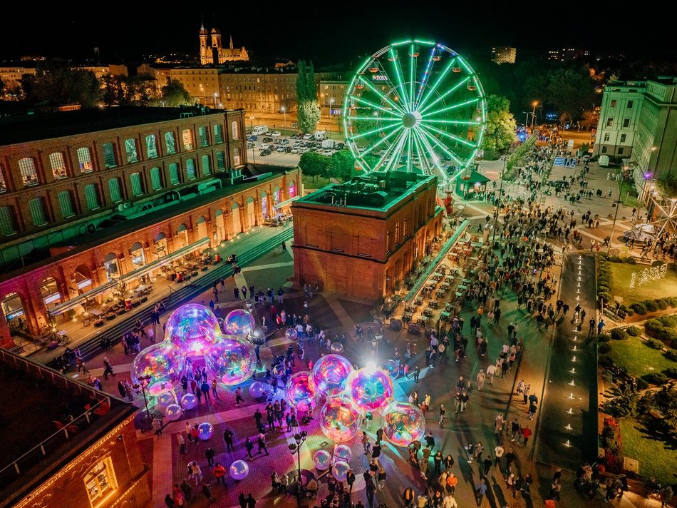 Light Move Festival 2024 z lotu ptaka