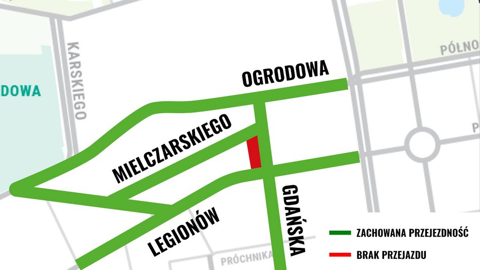 Łódź. Zmiany w ruchu przy Gdańskiej i Legionów w Łodzi. Nowy etap rewitalizacji zabytkowej ruiny