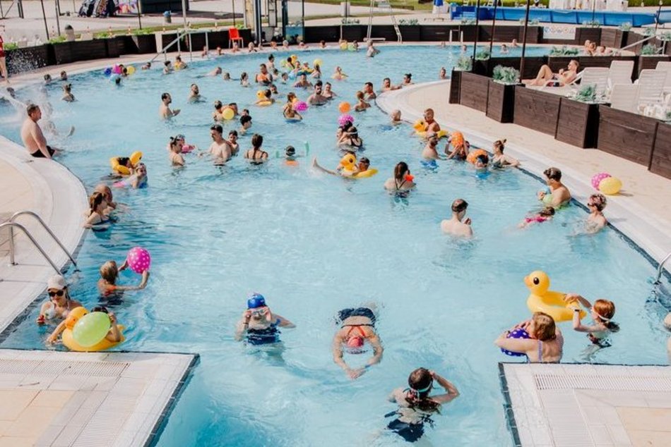 Lany poniedziałek w Aquaparku Fala. Tam wody nie brakowało!
