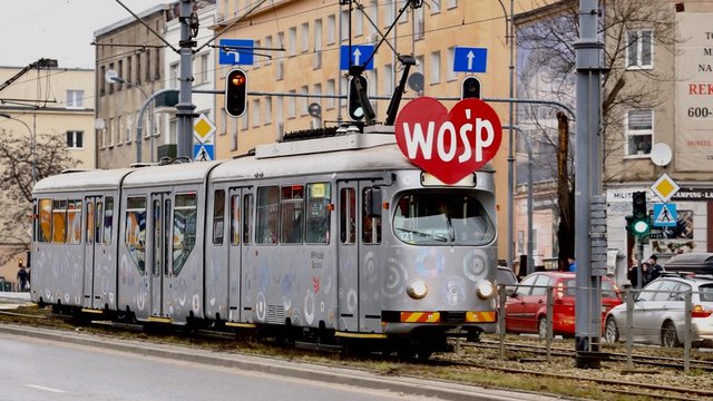 MPK Łódź na WOŚP 2026 w Łodzi. Specjalne linie tramwajowe i autobusowe [SZCZEGÓŁY]