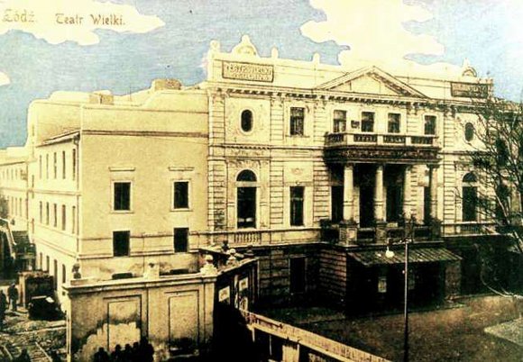 Łódź. Wielki pożar Teatru Wielkiego w Łodzi. Gościły w nim same sławy!