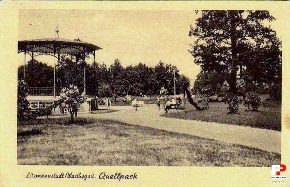 Park Źródliska I - archiwalne zdjęcie