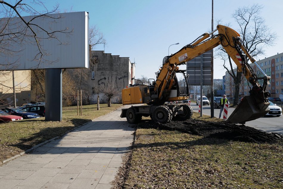 Łódź. Ulica Dąbrowskiego