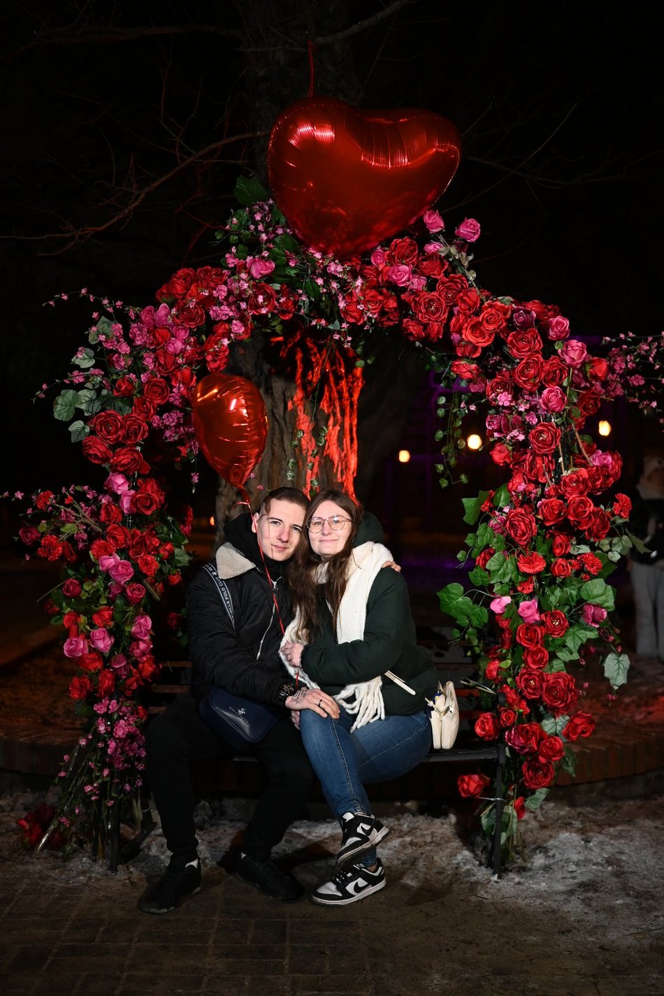 Łódź. Walentynki w Pasażu Rubinsteina w Łodzi. Aż czuć miłość w powietrzu!