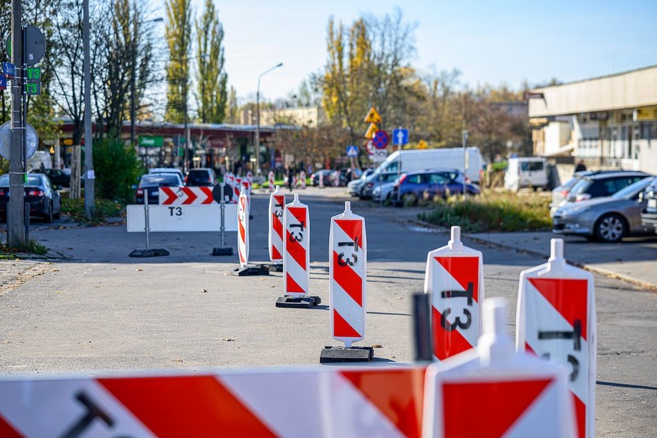Łódź. Początek remontu Zaolziańskiej w Łodzi. Zmiany w ruchu