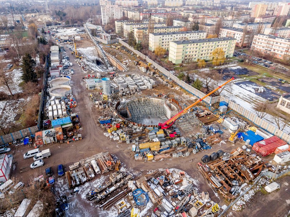 Łódź. Komory na Żubardziu znikają pod ziemią. Koniec prac coraz bliżej