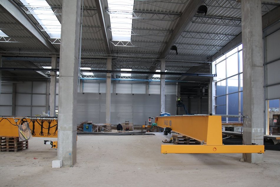 Zajezdnia Helenówek nie do poznania! Są już pierwsze elementy wyposażenia Zakładu Techniki MPK Łódź