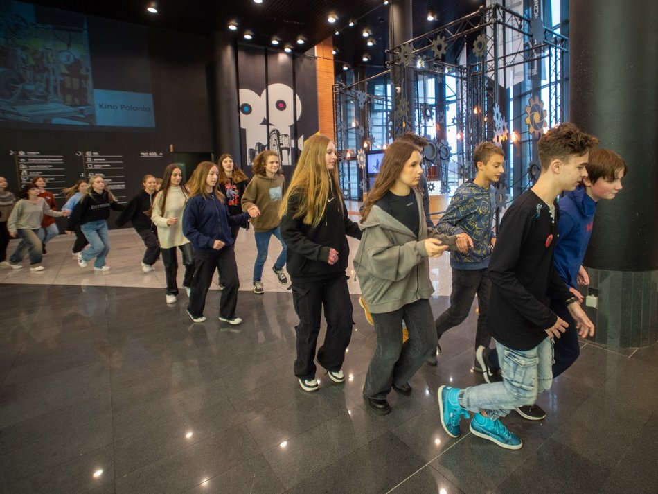 EC1 Łódź - belgijkę tańczą licealiści z II LO, III LO i XI LO