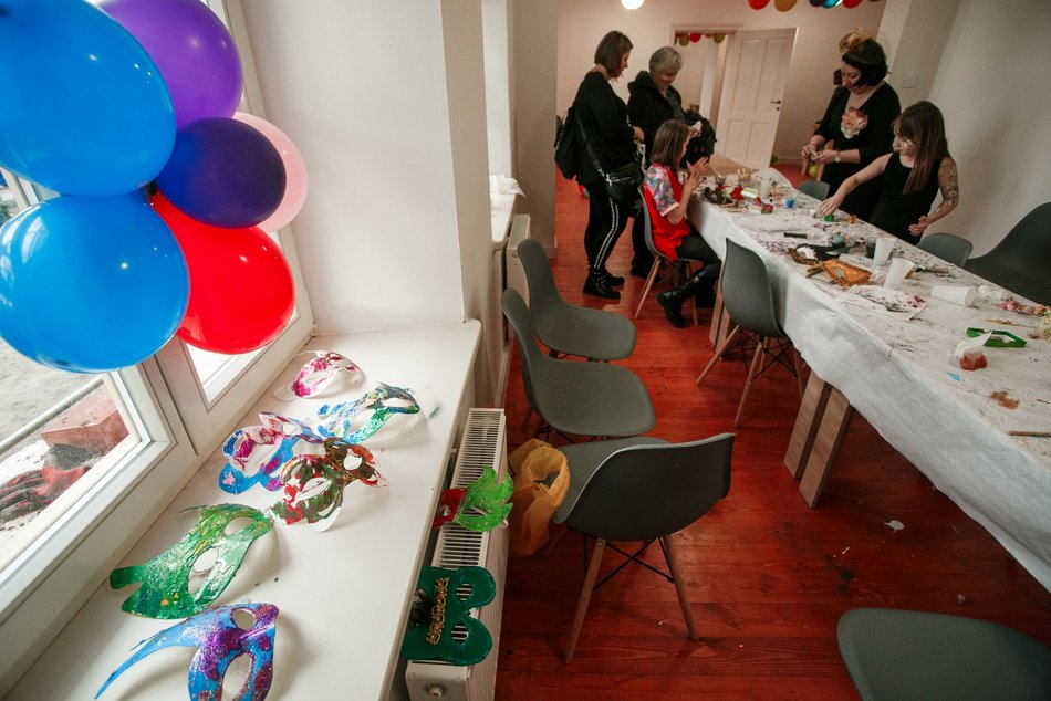 Karnawałowa impreza na Księżym Młynie