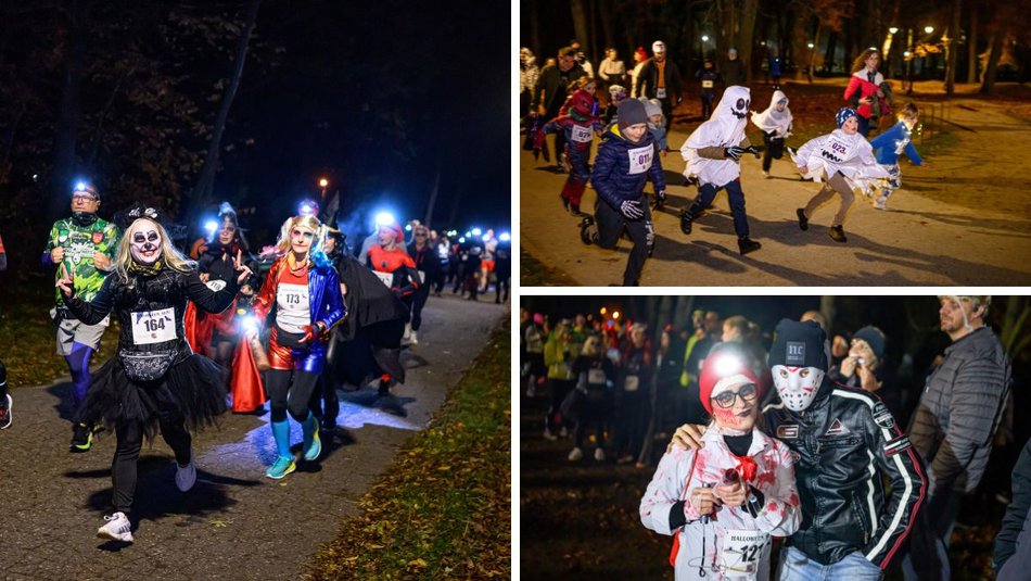 Łódź. Halloween Run w parku na Zdrowiu. Tak bawią się biegacze z Łodzi!