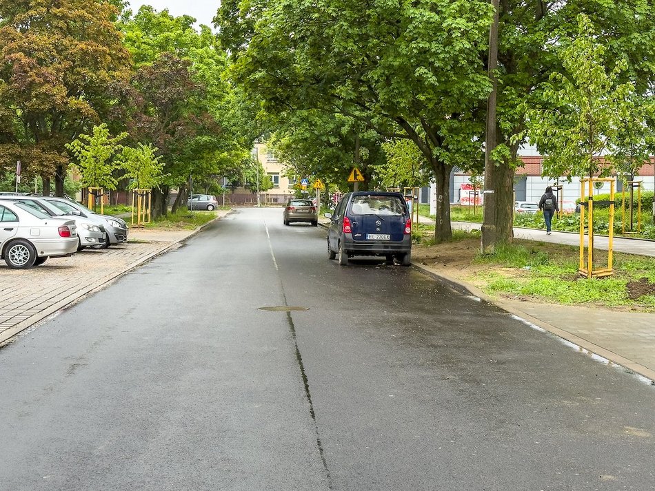 Łódź. Remont ul. Rydla w Łodzi