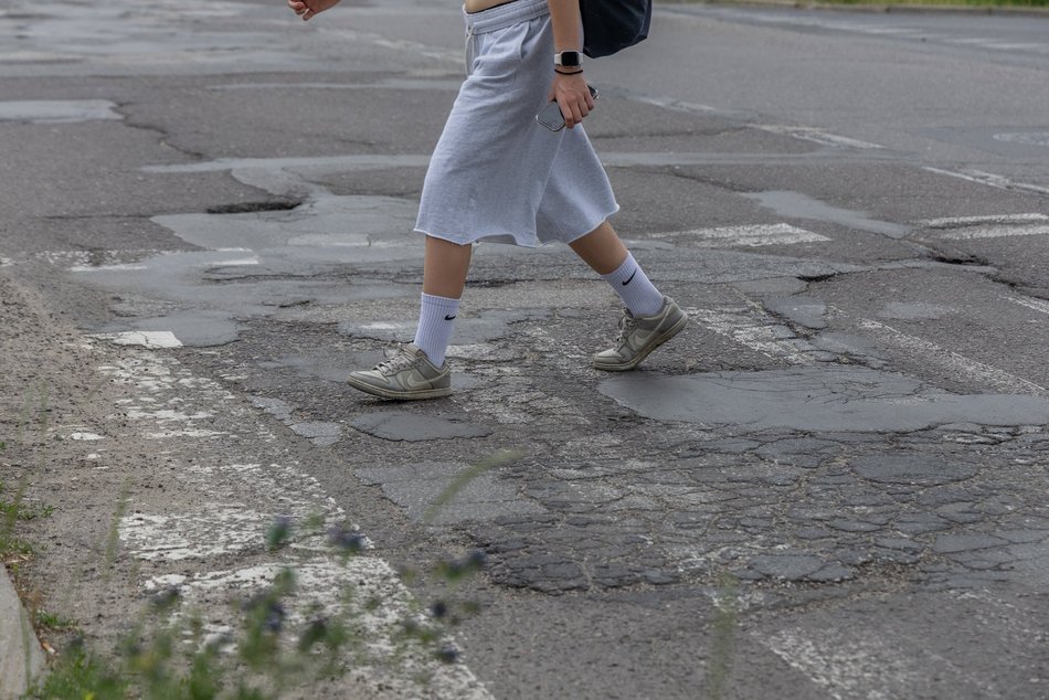 Łódź. Ulica św. Wojciecha w Łodzi
