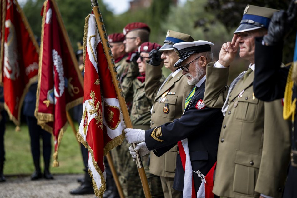 Piknik militarny w parku Helenów