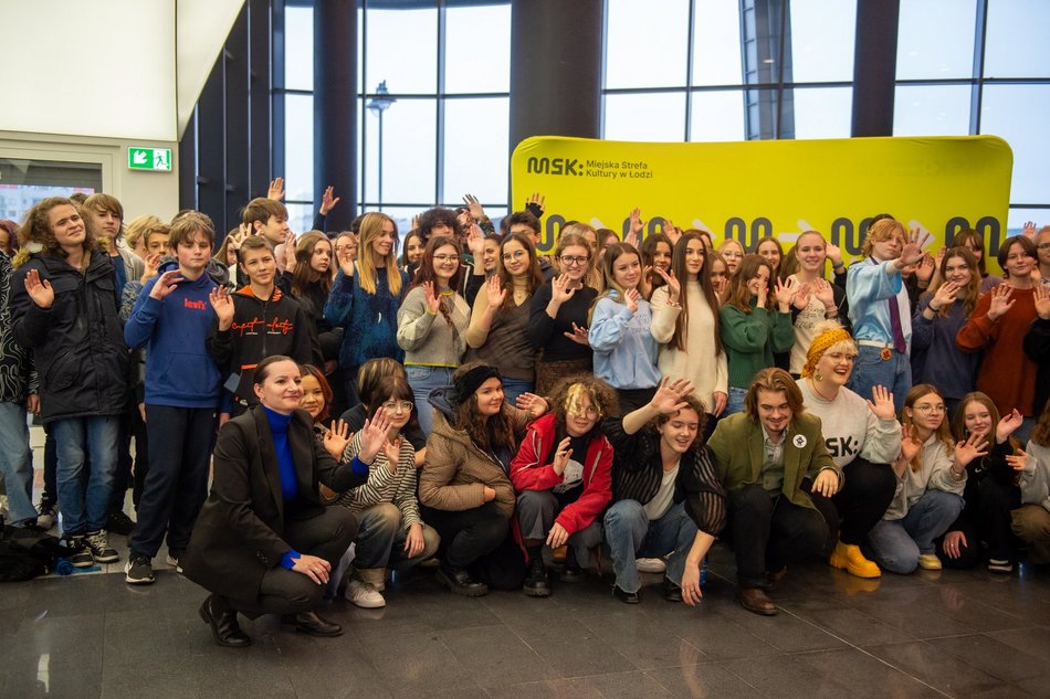 EC1 Łódź - belgijkę tańczą licealiści z II LO, III LO i XI LO