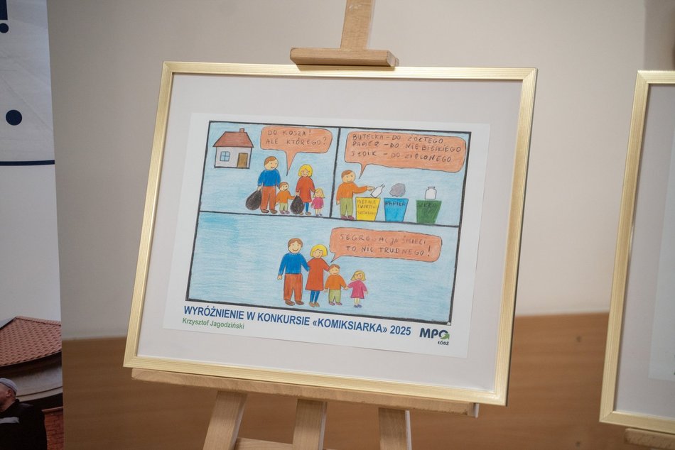 Łódź. Komiksy na... śmieciarkach MPO Łódź! Autorami uczniowie szkół podstawowych w Łodzi