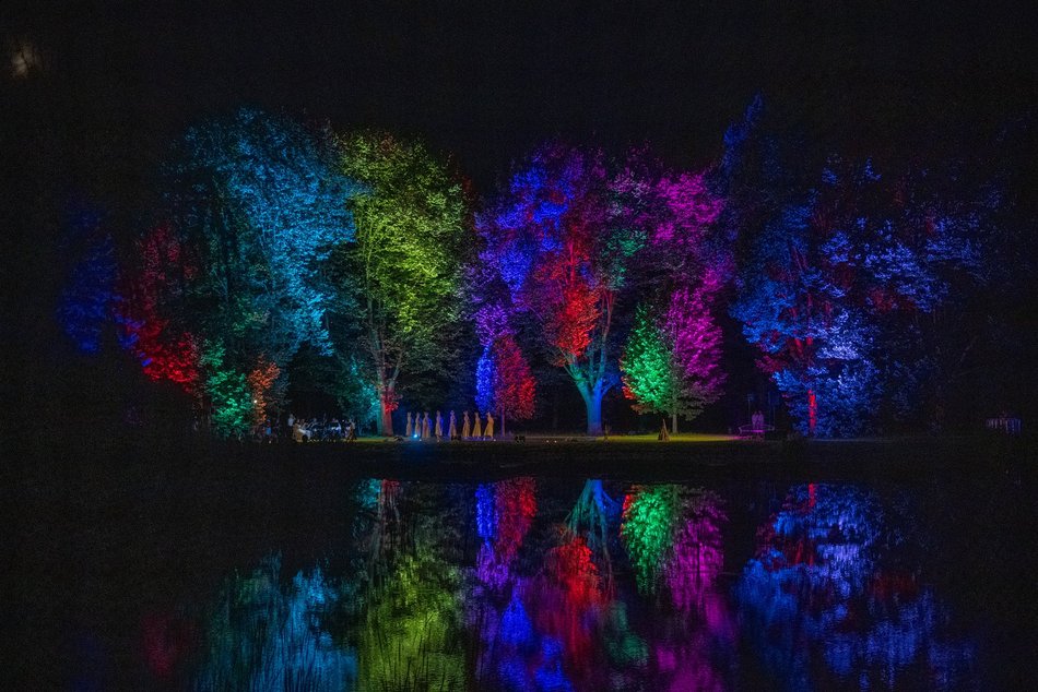 Łódź. Noc Świętojańska w Ogrodzie Botanicznym w Łodzi