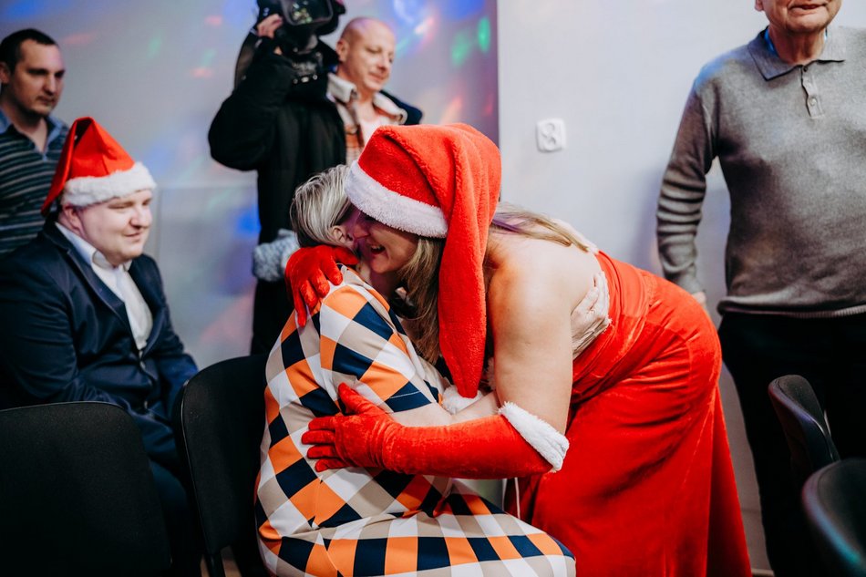 Mikołaj w DPS z ul. Spadkowej