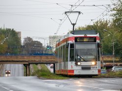 Tramwaj MPK Łódź na ul. Rzgowskiej