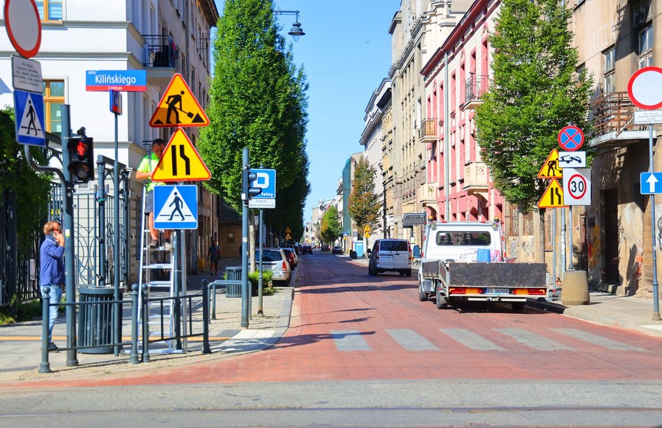 Remont kostki na ulicy Jaracza wystartował